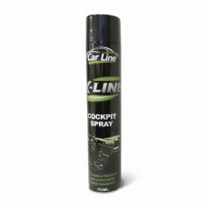 X-LINE Kokpit sprej 750ml Black Ice 
